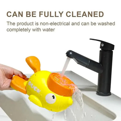 2-in-1 Dog Treat Dispenser Toy Cartoon Duck Slow Feeder Training Toy