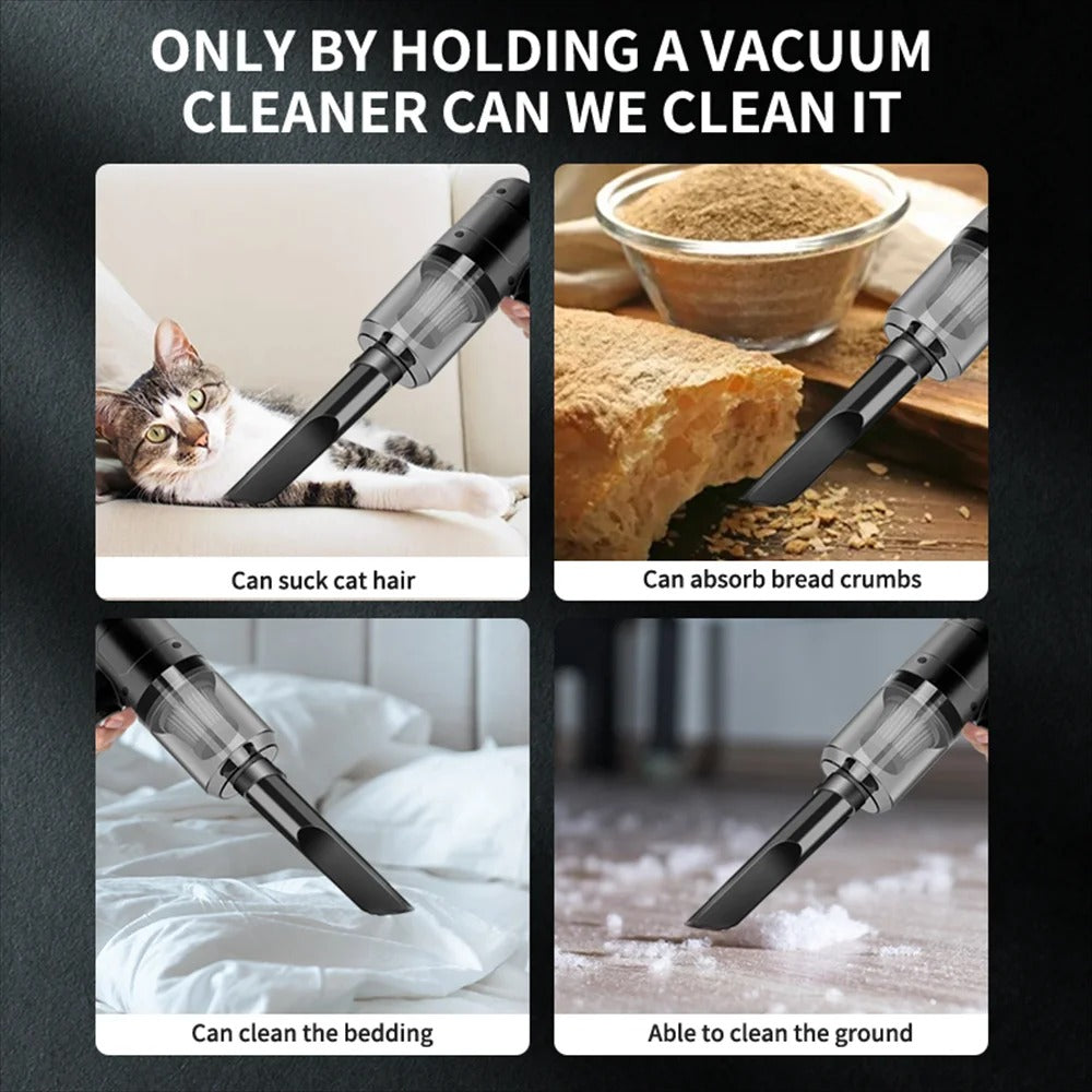 Portable Handheld Vacuum Cleaner for Car Home & Multi-Purpose Cleaning