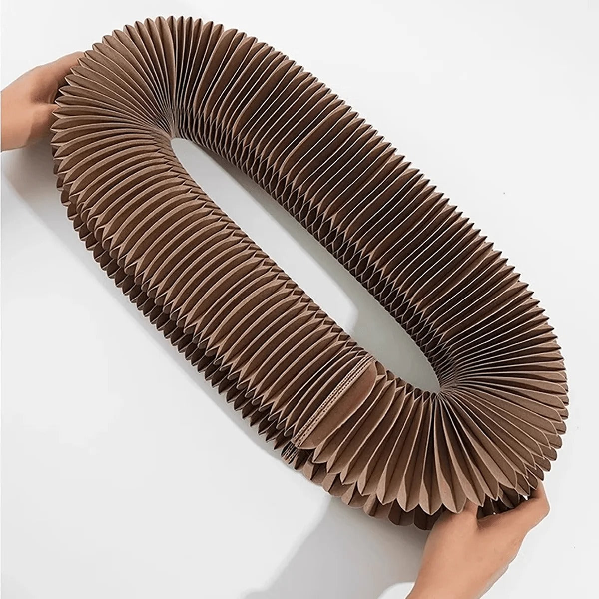 Foldable Cat Scratcher Cardboard Toy with Bell Catnip Multi Level Claw