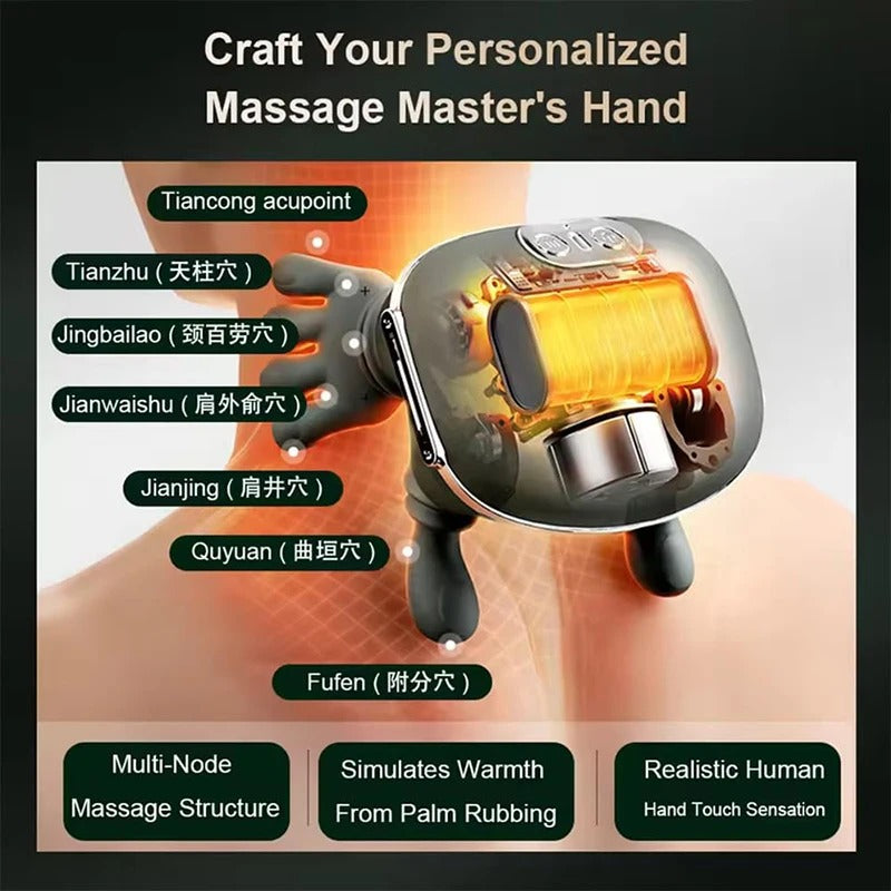 2025 Bionic Neck & Shoulder Massager Shawl with 3 Modes Full Body Use