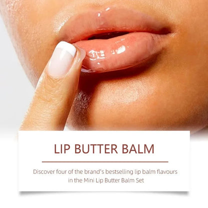 4Pcs Lip Gloss Set Moisturizing Natural Portable Long Lasting Makeup Kit