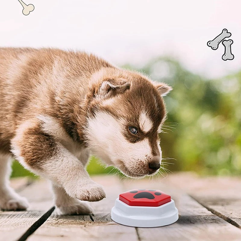 Recordable Dog Talking Button Interactive Voice Toy for Pet Training