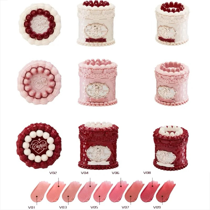 Flower Knows Strawberry Cupid Makeup Kit Face Palette Blush Eyeshadow Set