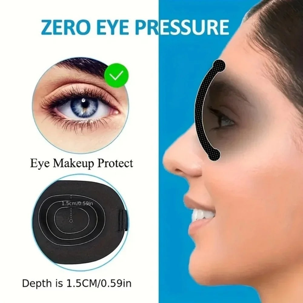 3D Memory Foam Sleep Mask Soft Eye Cover for Travel & Light Blocking