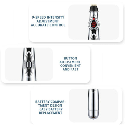 Electronic Acupuncture Pen Meridian Massage Tool for Pain Relief Therapy