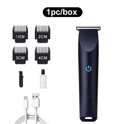 USB Rechargeable Hair Clipper with Adjustable Blade for Hair & Beard