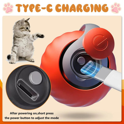 Speedy Tail 2.0 Interactive Cat Ball Toy with 2 Speed Smart Movement