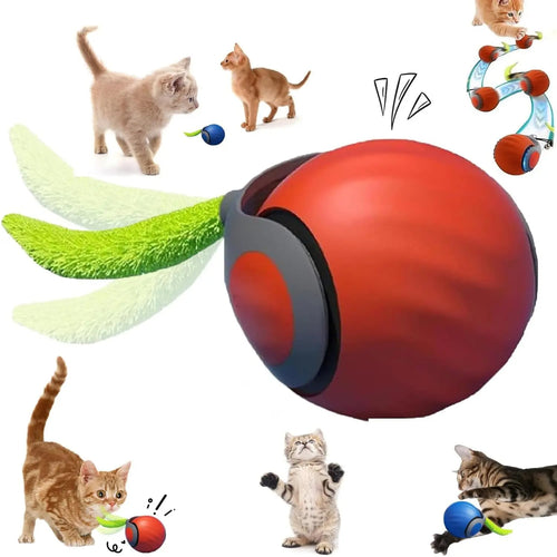 Speedy Tail 2.0 Interactive Cat Ball Toy with 2 Speed Smart Movement