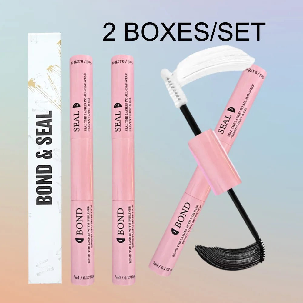 Lash Bond & Seal Kit with Glue Remover and Tweezers for Lash Extensions