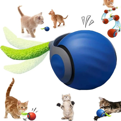 Speedy Tail 2.0 Interactive Cat Ball Toy with 2 Speed Smart Movement
